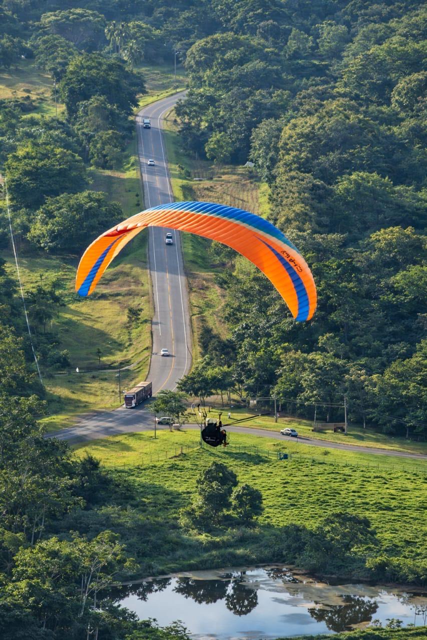 Vista aérea do morro